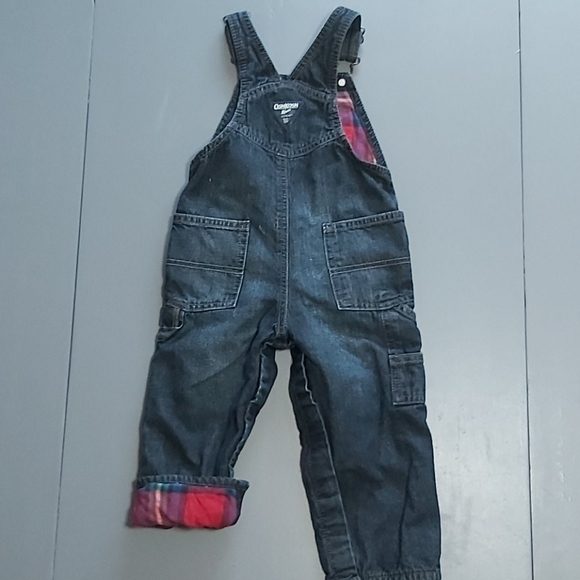 Oshkosh Flannel Lined Overalls - Picture 2 of 5